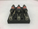 Ferraz shawmut 61038J Fuse Block 100 Amp 600 Volts W/ Fuses