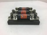 Ferraz shawmut 61038J Fuse Block 100 Amp 600 Volts W/ Fuses