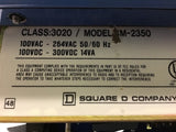 SQUARE D POWERLOGIC CIRCUIT MONITOR 3020 CM-2350 100-264 VAC 50/60 HZ 14 VA