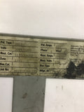 WESTINGHOUSE POW-R-LINE PRL1 BREAKER PANELBOARD 3PH 120V WIRE 4 225AMPS