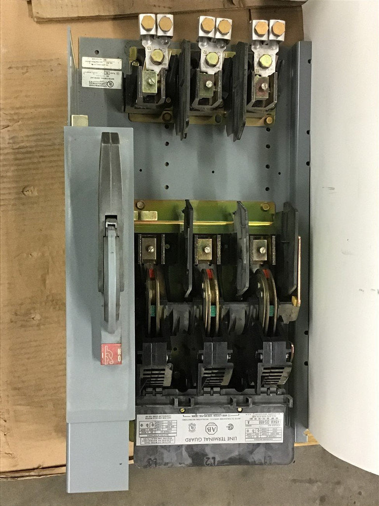 ALLEN-BRADLEY 1494V-DS400 SERIES A 400 AMP 600 VAC 100 HP @ 460 VOLTS
