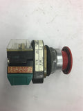 Allen-Bradley 800T-FX D4 Red Push Button