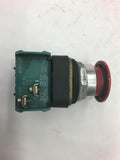 Allen-Bradley 800T-FX D4 Red Push Button