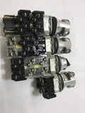 ALLEN-BRADLEY 800TC-H2B SELECTOR SWITCH 2 POSITIONS--LOT OF 4