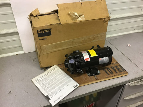 DAYTON 2ZWP2 CENTRIFUGAL PUMP .5 HP 208-230 460 V 3450 RPM 3 PHASE 56J