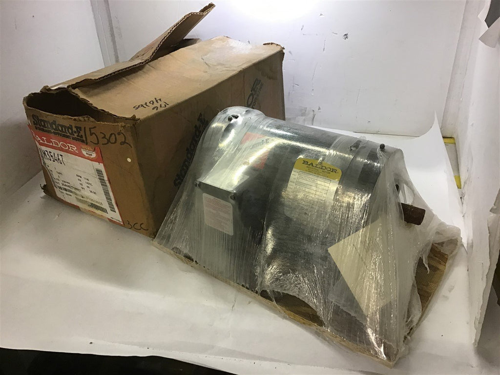 BALDOR AC MOTOR CM3546T 1 HP 1740 RPM 4P 230/460 VOLT 143TC FRAME 60 HZ TEFC