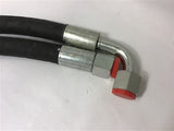 HYDRAULIC HOSE WITH FITTINGS 40-1/2'' LENGTH 07/11 5202197 LOT OF 2