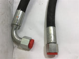 HYDRAULIC HOSE WITH FITTINGS 40-1/2'' LENGTH 07/11 5202197 LOT OF 2