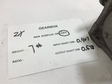 GHIRRI MOTORIDUTTORI HOLLOW SHAFT GEAR REDUCER MVQ05 1:50 RAP