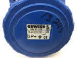 Gewiss GW 62 228 Plug 16-9H 220-250 Vac