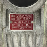 Bongfiglioli MVF63/FC0 2031B0303 B3 Gear Reducer