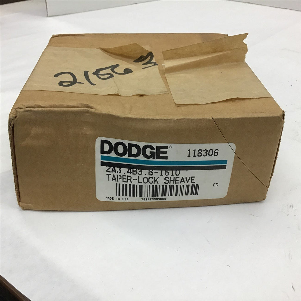 Dodge 118306 2A3.4B3.8-1610 Taper-Lock Pulley