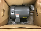 BALDOR M3617T 1 HP AC MOTOR 208-230/460 VOLTS, 860 RPM 8P, 182T FRAME