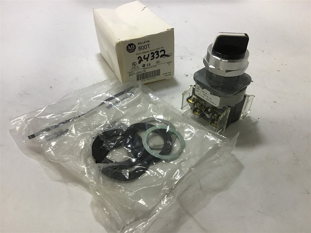Allen-Bradley 800T-J2KC7B Ser T 3 Position Switch Type 4,13
