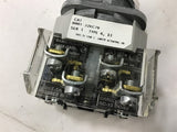 Allen-Bradley 800T-J2KC7B Ser T 3 Position Switch Type 4,13