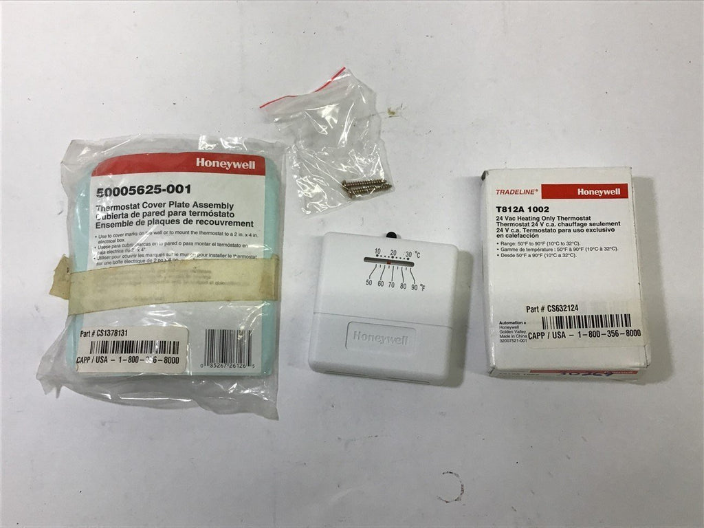 HONEYWELL T812A1002 24 VAC HEATING ONLY THERMOSTAT