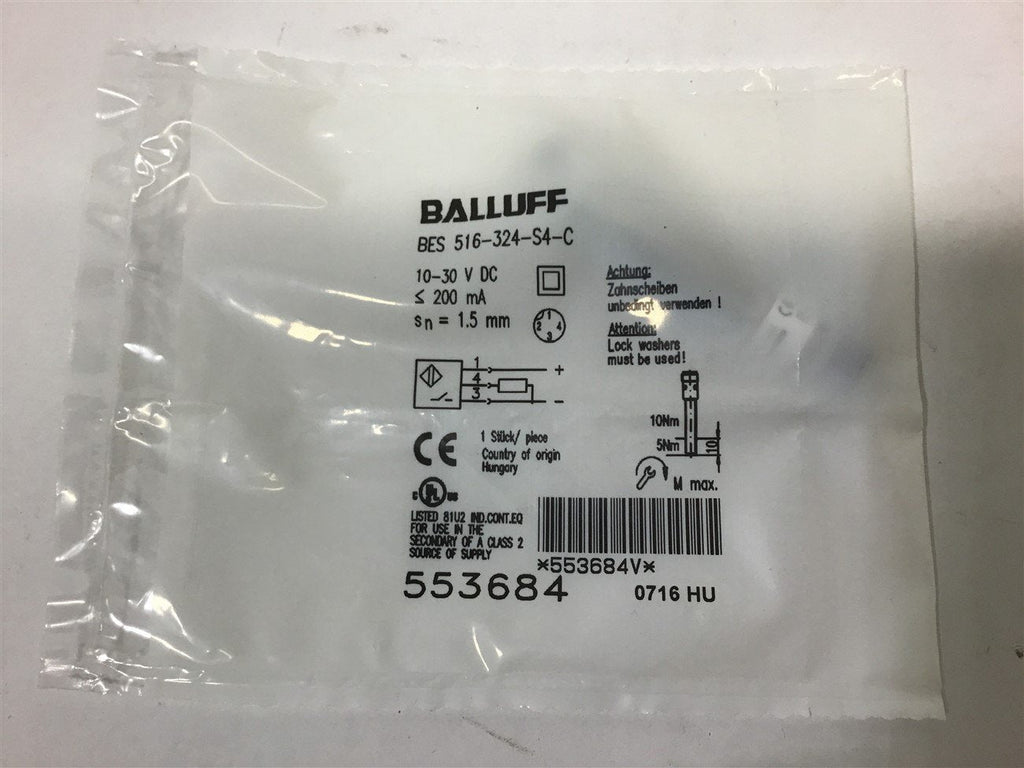 BALLUFF BES 516-324-S4-C SENSOR