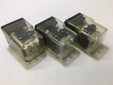 TYCO POTTER & BRUMFIELD KRPA-11DN-24 RELAYS 24VDC LOT OF 3