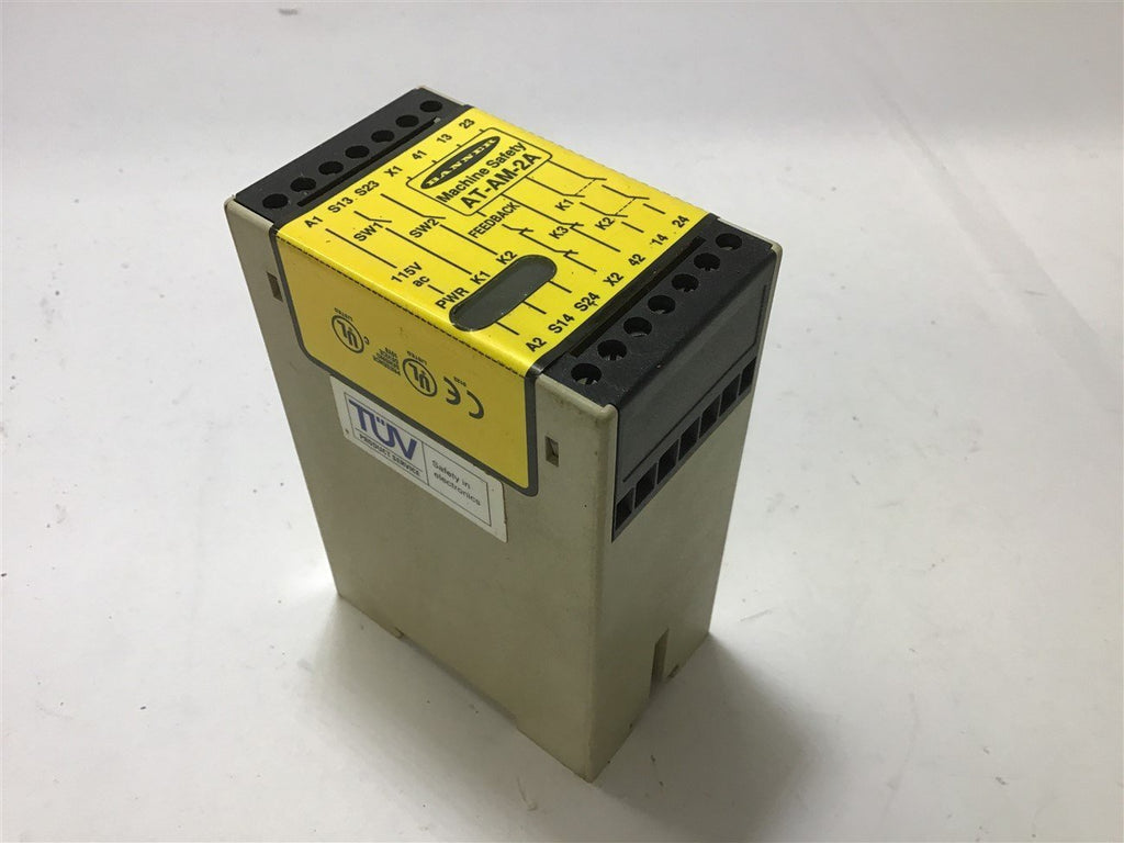 Banner ATAM2A Machine Safety Relay 115 VAC BME Bearings and Surplus