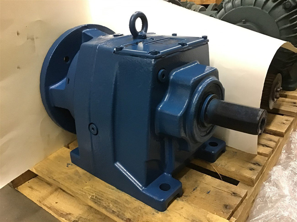 Inline Gear Reducer 30:1 Ratio 1" In 1.625" Out No Data Plate