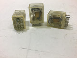 POTTER AND BRUMFIELD HU-17D11-24 24 VDC RELAY 120 VAC LOT OF 3RELAY