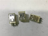 POTTER AND BRUMFIELD HU-17D11-24 24 VDC RELAY 120 VAC LOT OF 3RELAY
