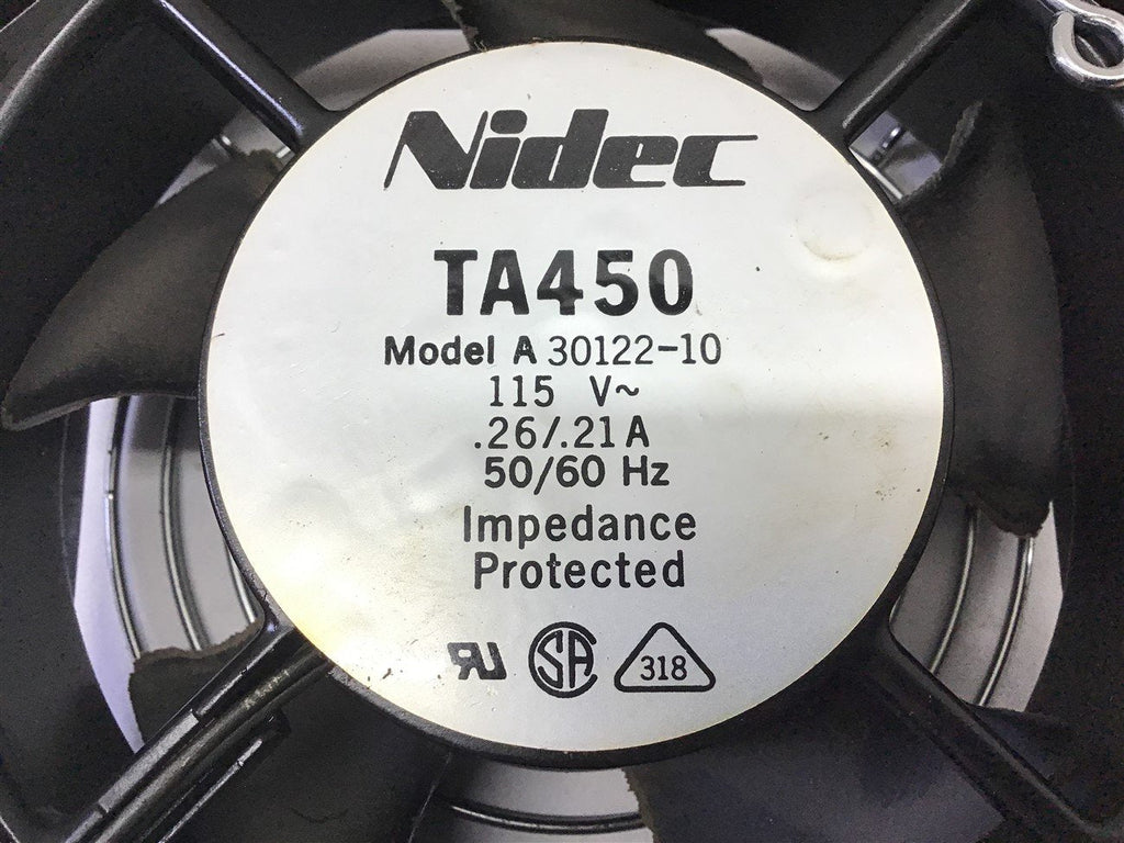 Nidec TA450 115 Volts Fan 30122-10 50/60 HZ .26/.21 Amp