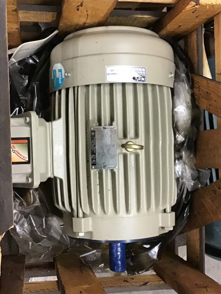 General Electric E9549 Energy Saver AC Motor 10 HP 1755 RPM 4P 230/460 V