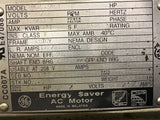 General Electric E9549 Energy Saver AC Motor 10 HP 1755 RPM 4P 230/460 V