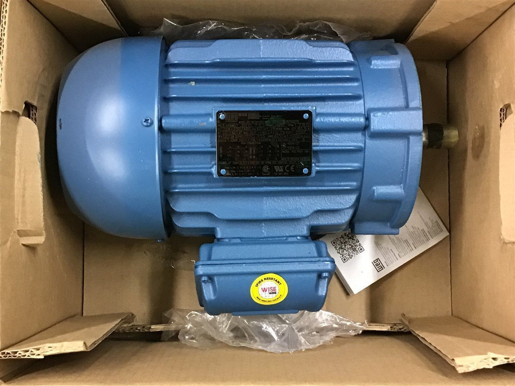 Weg 00118ET3E143TC-W22 Inverter Duty Motor 1 HP 1760 RPM 4P 208-230/460 V