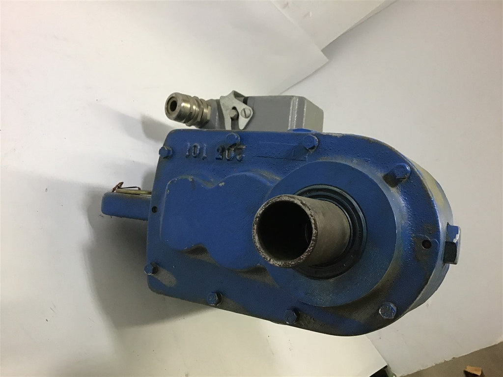 G.H. VB1-60 GearMotor 0.4/0.1 KW 3445/805 RPM 460 V 3 Ph 60 Hz TEFC
