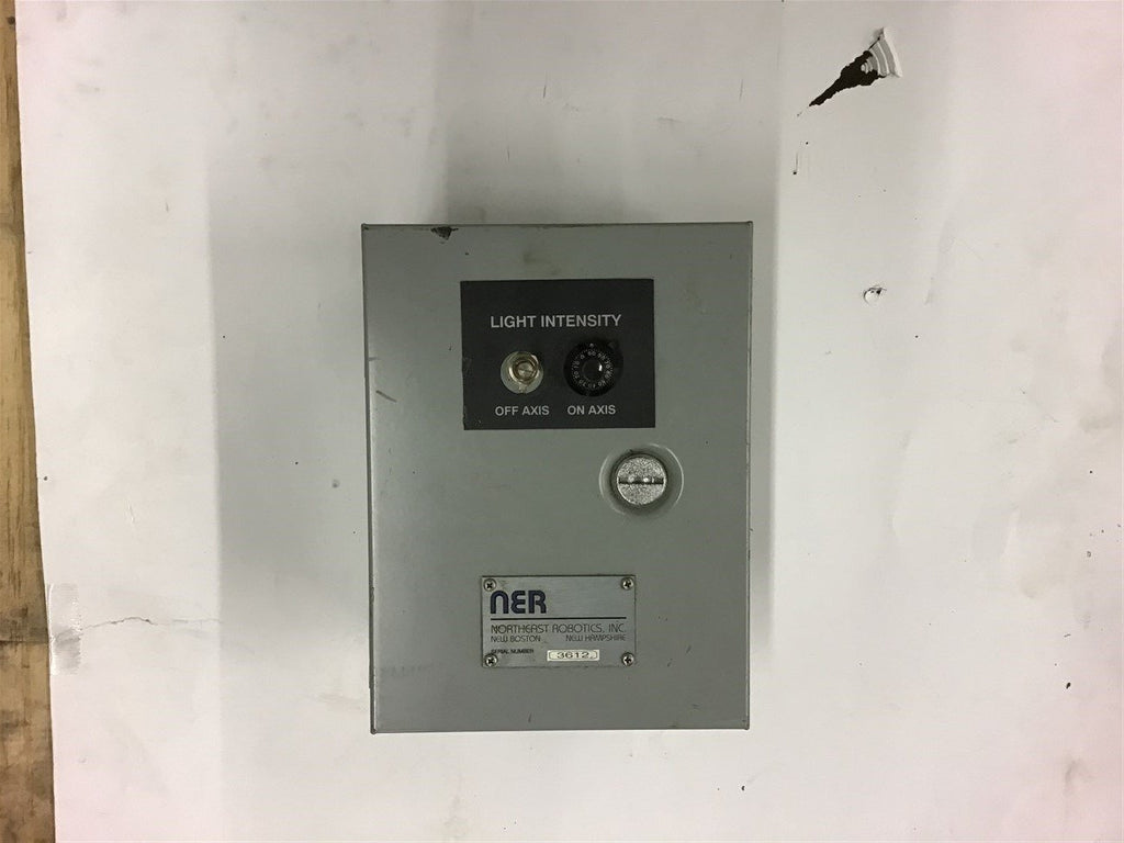 Northeast Robotics Light Intensity mounted in Hoffman A-8N64 Enclosure Type 1
