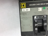 SQUARE D FA36035 MOLDED CASE CIRCUIT BREAKER 35AMP SER 2
