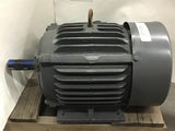 US Electric 10 Hp AC Motor 208-230/460 Volts 3505 RPM 2P 215 T Frame