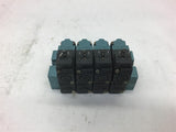 Mac 35A-BAE-DDAJ-1KJ Solenoid Valve Lot of 4 Mounted on Manifold