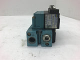 Mac 35A-BAE-DDAJ-1KJ Solenoid Valve Lot of 4 Mounted on Manifold