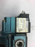 Mac 35A-BAE-DDAJ-1KJ Solenoid Valve Lot of 4 Mounted on Manifold