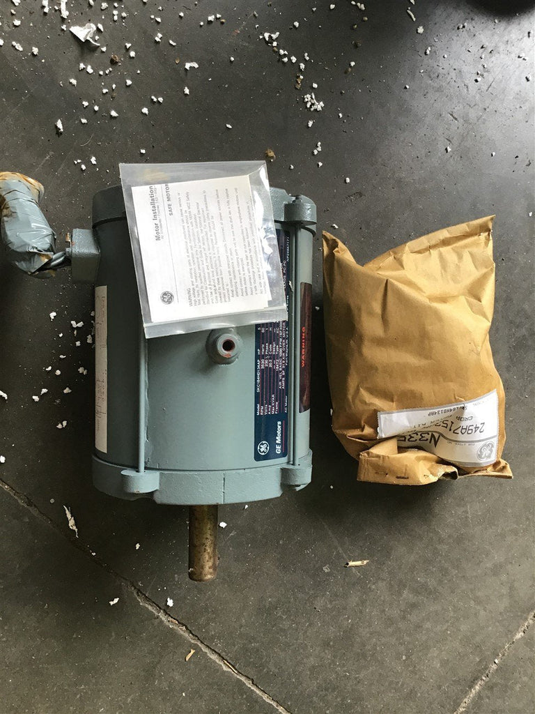 GE 5KC184HD134AP 5 Hp AC Motor 230 Volts Single Phase 3600 Rpm 2P Single Phase