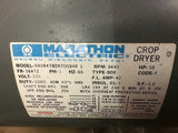 Marathon NH184TBDR7009AB 10 HP AC Motor 230 volts 3600 Rpm 2P Single Phase 184TZ