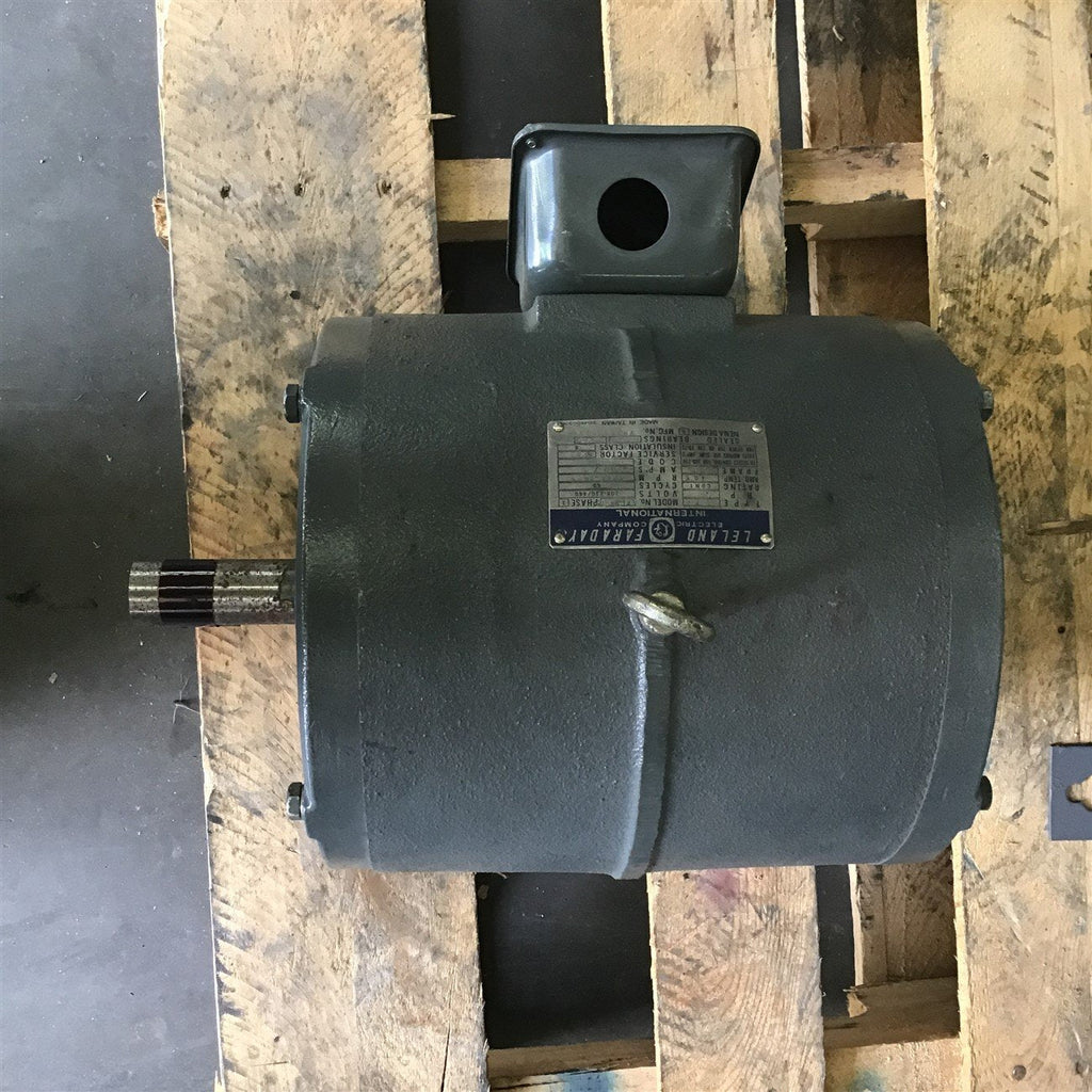 Leland Faraday ASFA 5 Hp AC Motor 208-230/460 Volts 3600 Rpm 2P 184T Frame