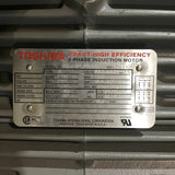 Toshiba B0056FLF2UMW 5 Hp AC Motor 230/460 Volts 1200 Rpm 6P 215T Frame