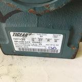 Dodge Tigear 20Q07R56 Right Angle Gear Reducer 7:1 Ratio 2.8 Input Hp