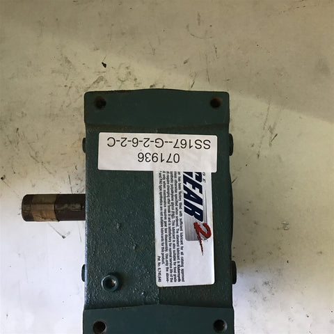 Dodge tigear 26Q07L14 Left Angle Gear Reducer 7:1 Ratio 5 Input HP