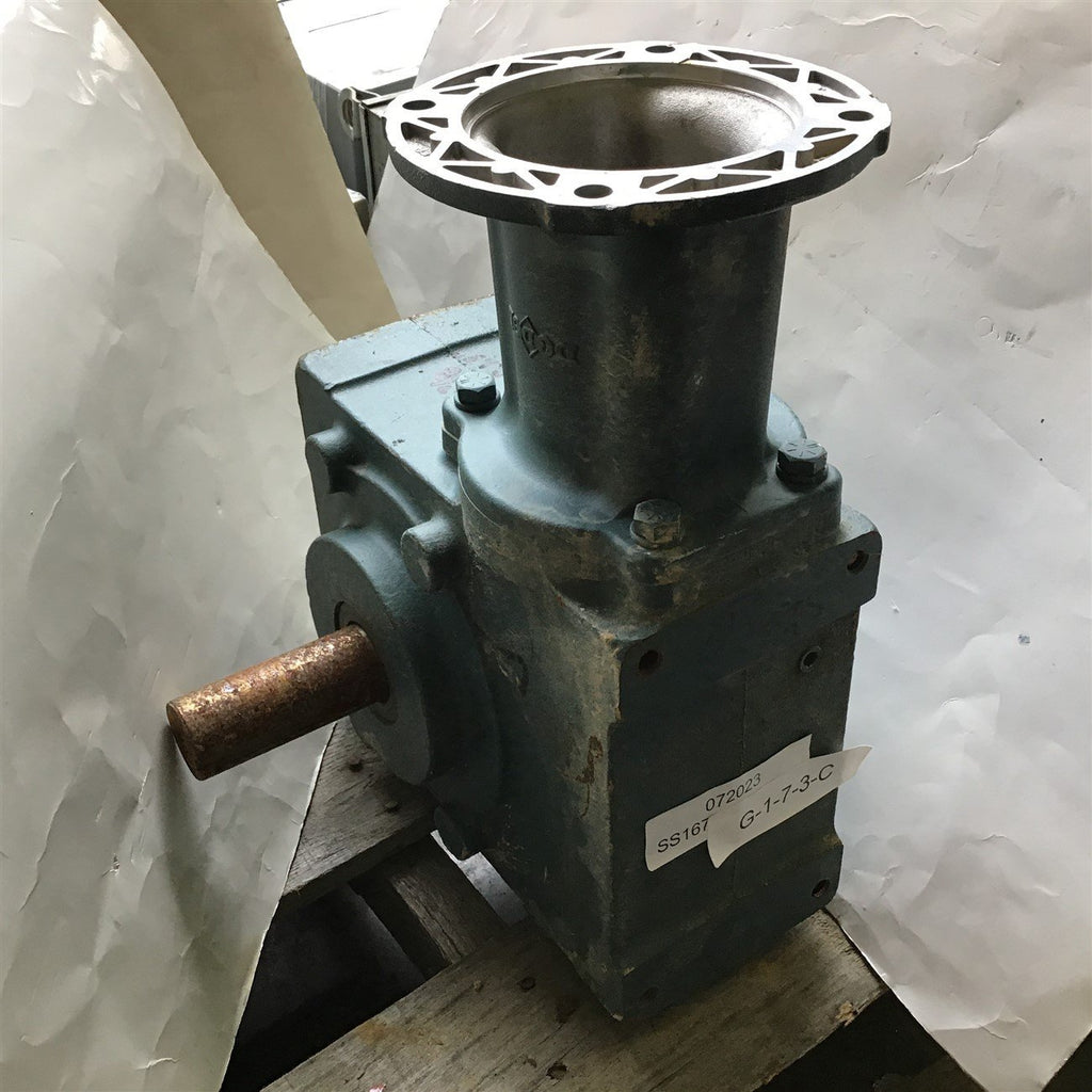 Dodge Tigear 35A40R14 40:1 Ratio Right Angle Gear Reducer 3.23 Input Hp