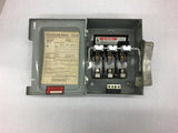 Siemens I-T-E Fusible Switch JN-421 Type 1 Enclosure 30 amp 240 VAC
