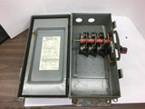 Square D HU-363AWK Non-Fused Safety Switch 100 AMPS 600 Vac Type 3, 3r or 12