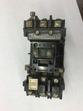 ALLEN-BRADLEY 509-A0A SER B STARTER NEMA SIZE 0 460V @ 5 HP 230-240 V 60 HZ COIL