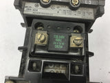 ALLEN-BRADLEY 509-A0A SER B STARTER NEMA SIZE 0 460V @ 5 HP 230-240 V 60 HZ COIL