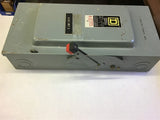 Square D H-363 Fusible Safety Switch Ser E1 600 VAC 100 A Type 1 Encl
