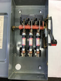 Square D H-363 Fusible Safety Switch Ser E1 600 VAC 100 A Type 1 Encl